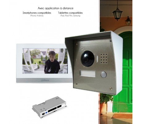 Portier video sans fil interphone video sans fil interphones electronique  surveillance