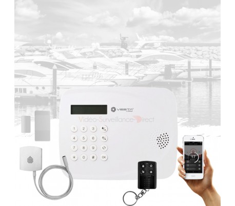 Kit alarme maison sans fil IP + GSM 4G, sans abonnement.