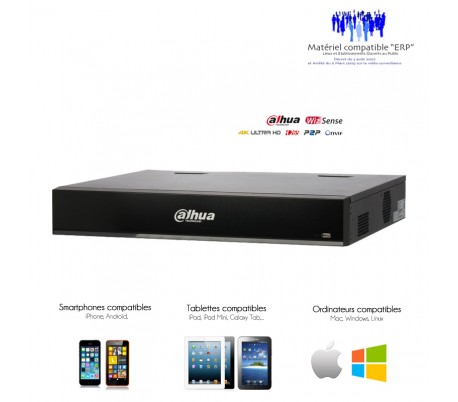 Enregistreur vidéo réseau Comelit IP NVR 16 canaux 8MP POE AI HDD